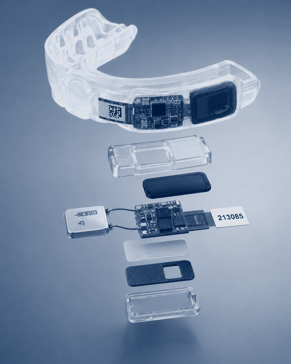 Exploded mouthguard view